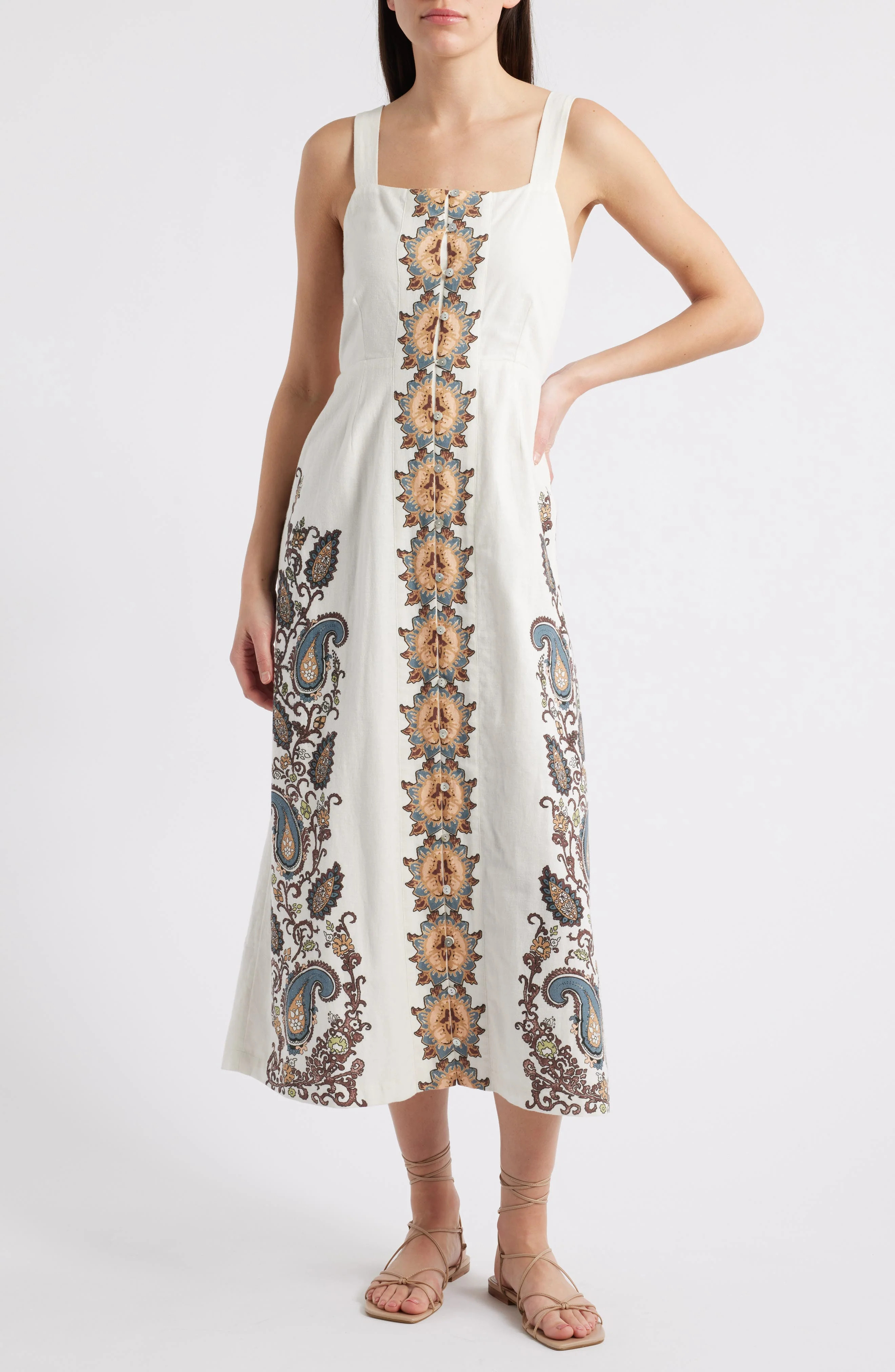 Cleobella - Jolene Ankle Dress - Veneto Paisley | Jones & Daughters