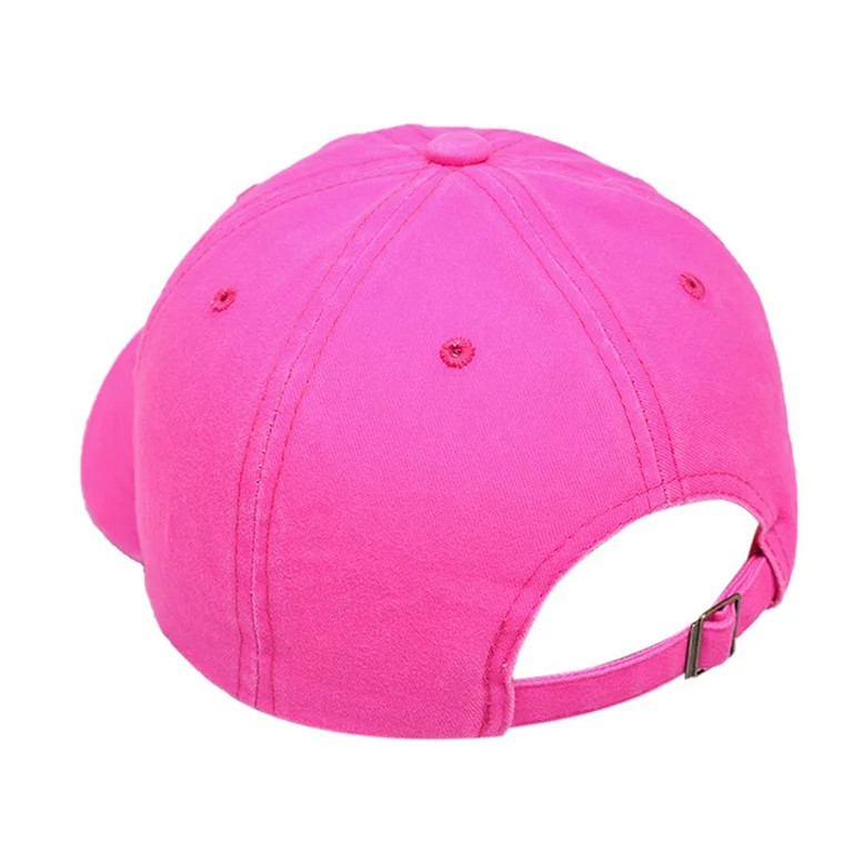Baseball Cap Unisex Athletic Low Profile Plain Fluorescent Neon Solid Color Cotton Adjustable Dad... | Walmart (US)