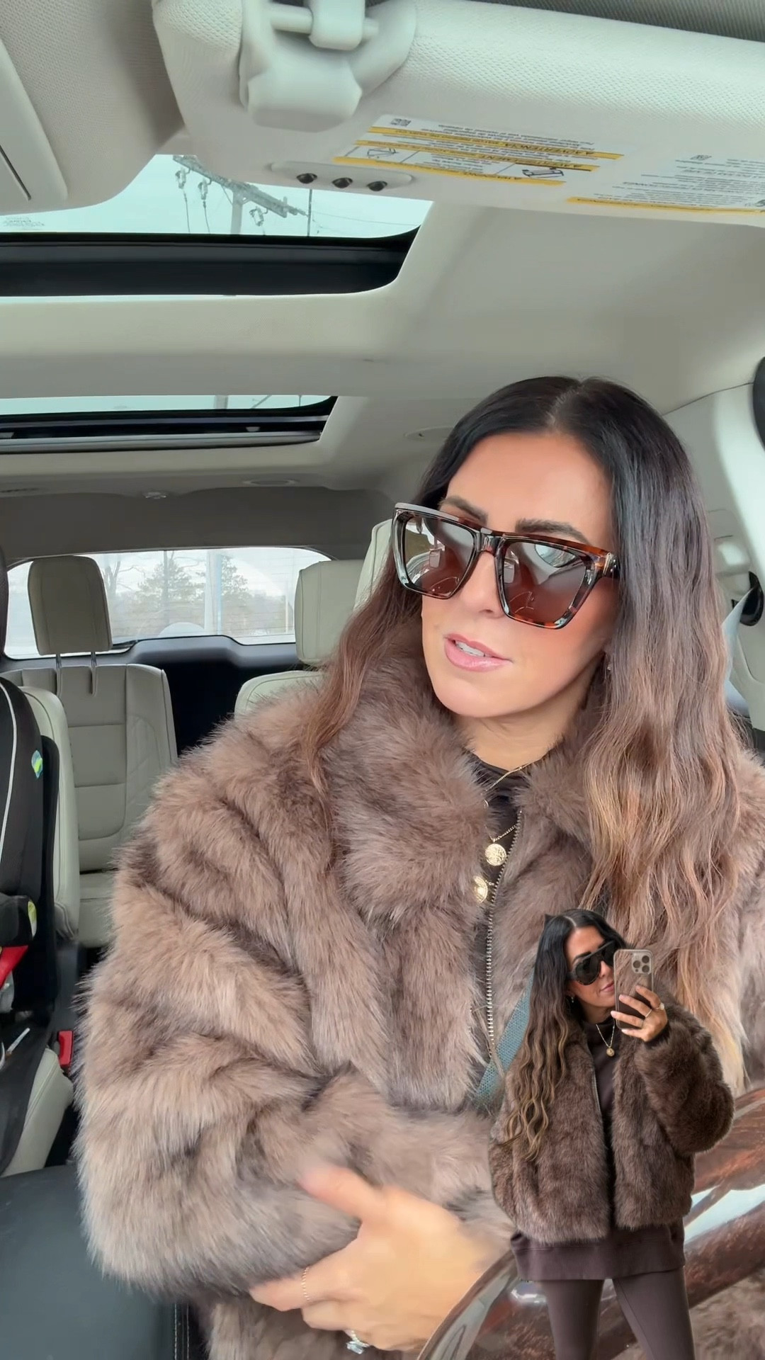 Sharing this NEW target cropped faux fur zip up jacket. Wearing a LARGE. It is gorgeous in person!!

#LTKFindsUnder50 #LTKOver40 #LTKootd