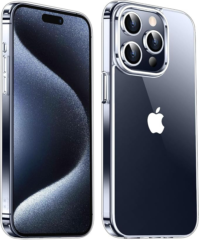 Temdan Designed for iPhone 15 Pro Max Case Clear, [Non-Yellowing] [Military-Grade Drop Protection... | Amazon (US)