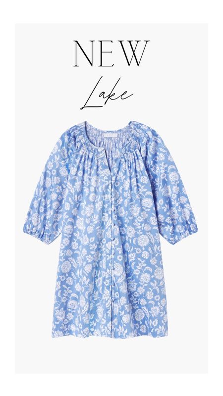 Prettiest new Lake dress, summer outfit inspo, blue and white.

#LTKmidsize #LTKworkwear #LTKstyletip