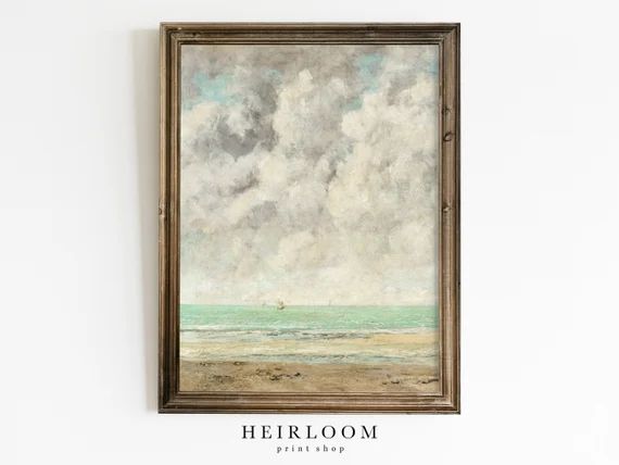 Beach House Decor | Sea Painting | Beach Painting | PRINTABLE Art | Vintage Art | 56 | Etsy (US)