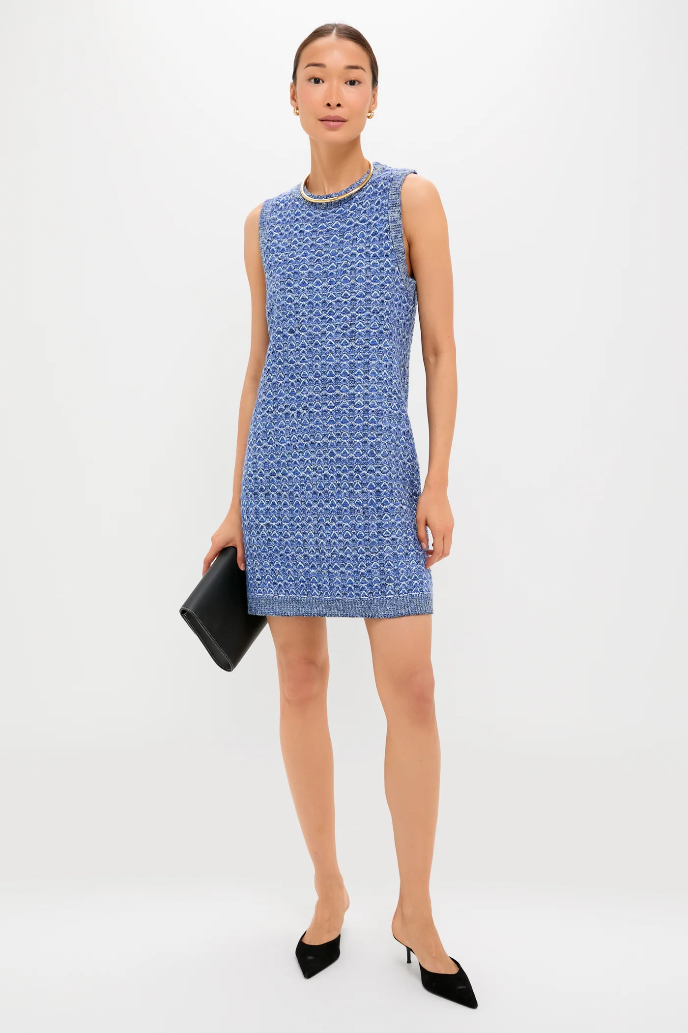 Blue Knit Marie Dress | Tuckernuck (US)