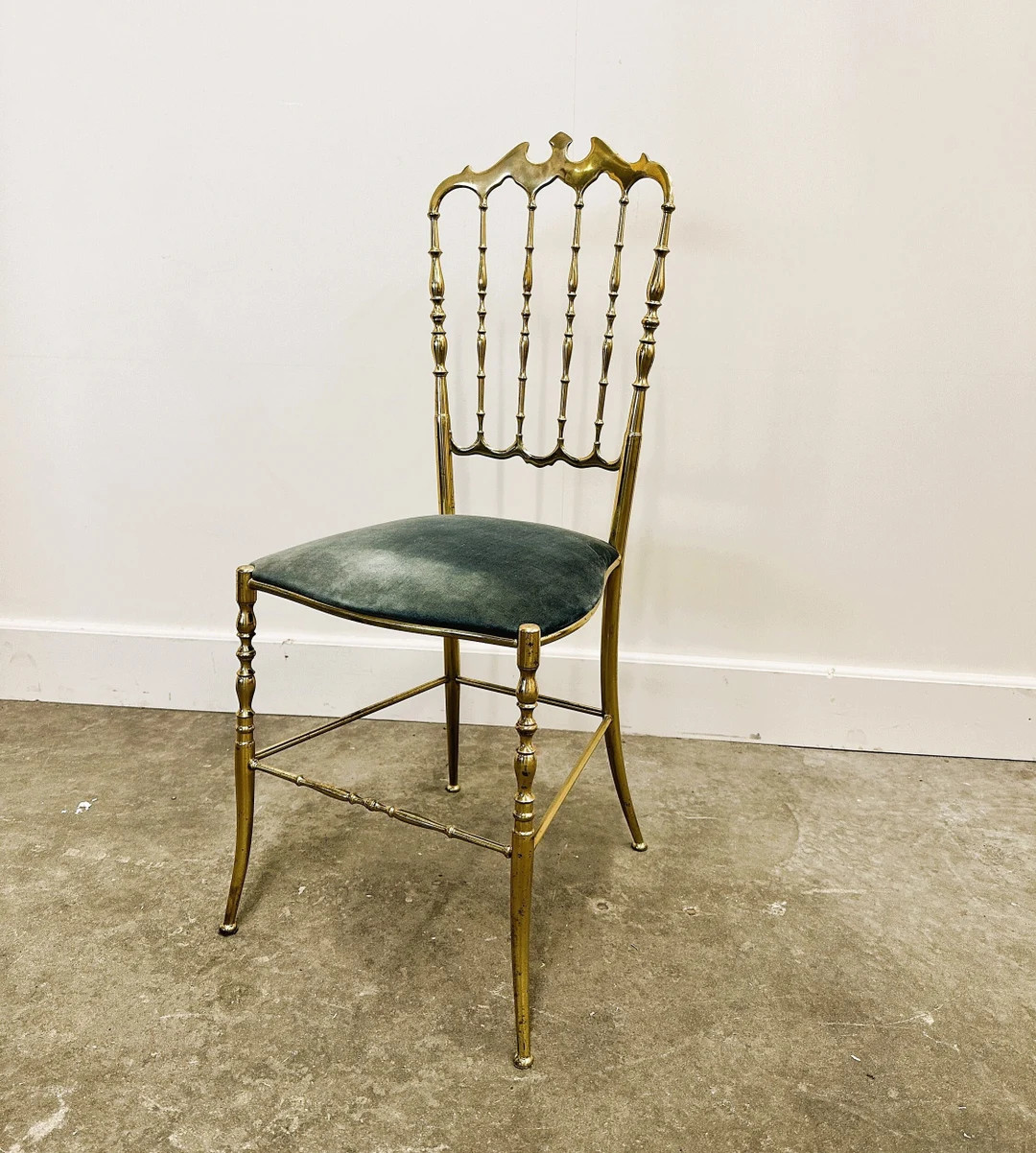 Chiavari Chair, Polished Brass Italy, 1960s. - Etsy | Etsy (US)