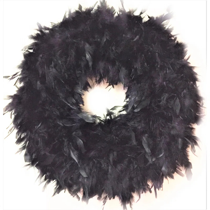 23" Feather Wreath | Wayfair North America