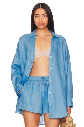 Rio Tunic in Cornflower | Revolve Clothing (Global)