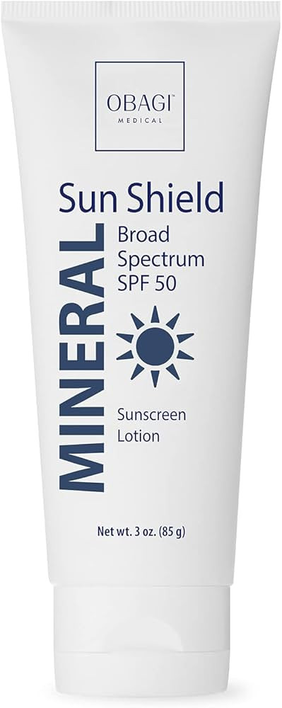 Obagi Medical Sun Shield Mineral Broad Spectrum SPF 50 Sunscreen, 3 Oz. Pack of 1 | Amazon (US)