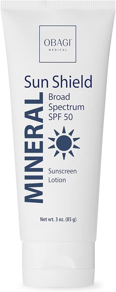 Obagi Medical Sun Shield Mineral Broad Spectrum SPF 50 Sunscreen, 3 Oz. Pack of 1 | Amazon (US)