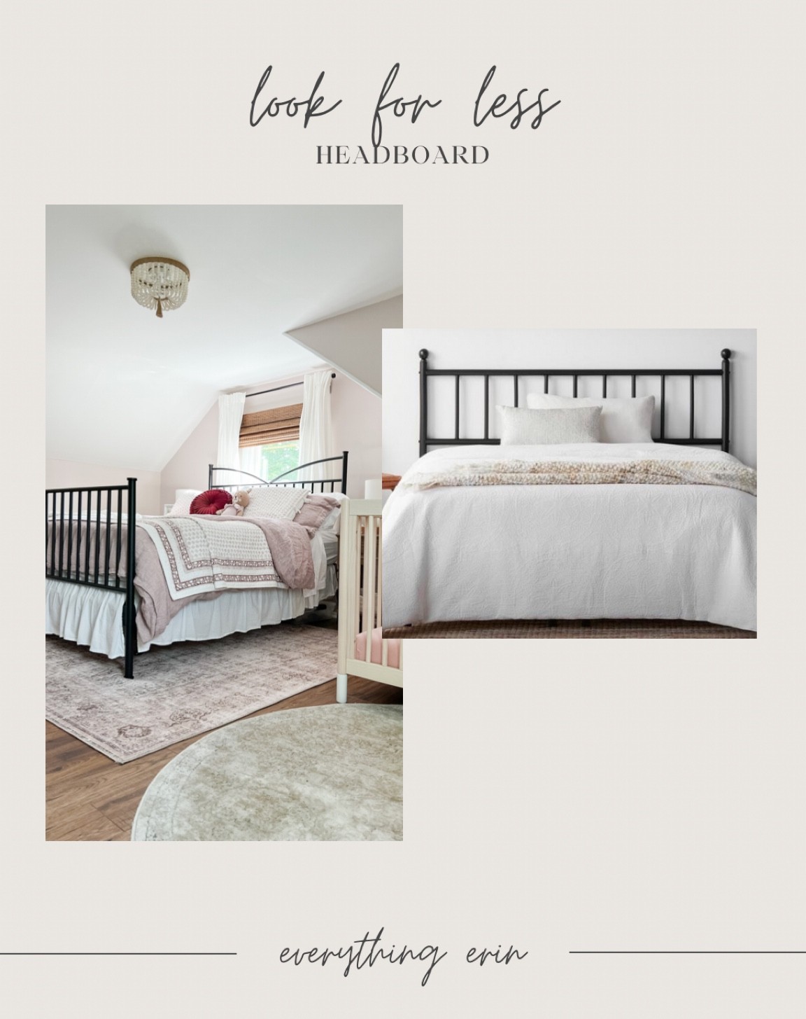 Black metal headboard only 60$

#LTKhome