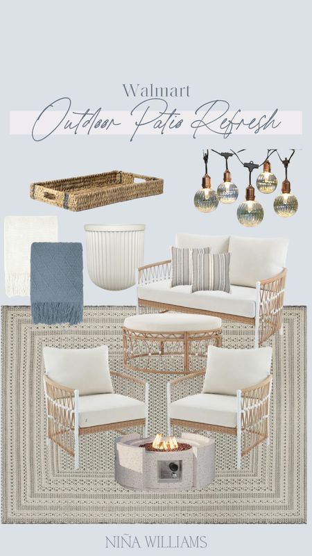 Walmart outdoor patio decor and furniture 

#LTKSeasonal #LTKhome