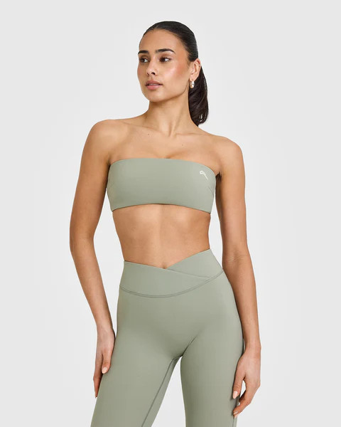 Unified Micro Bandeau Bralette 
 Soft Sage Green | Oner Active (UK / US)