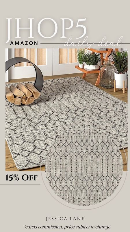 Amazon Daily Deal, save 15% on select Jonathan y outdoor area rugs.Outdoor area rug, Jonathan y rugs, patio rug, outdoor rug, indoor rug, Amazon home, Amazon deal, Amazon rugs

#LTKSaleAlert #LTKSeasonal #LTKHome