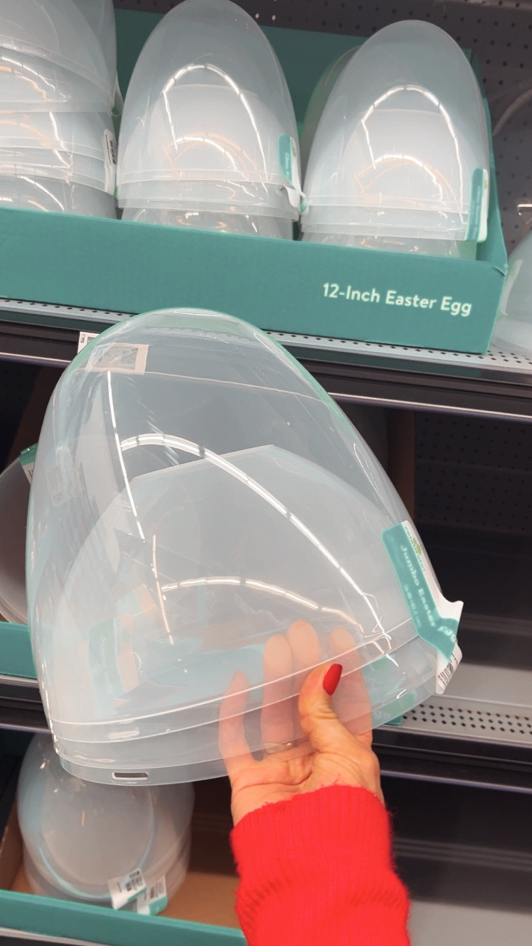 These jumbo clear eggs make great gift baskets for Easter! Fill them up with all the goodies add a bow and you’re all set!! Jumbo Easter eggs, Easter basket idea, Easter decor, Walmart Easter finds  

#LTKmomlife #LTKSeasonal #LTKSaleAlert