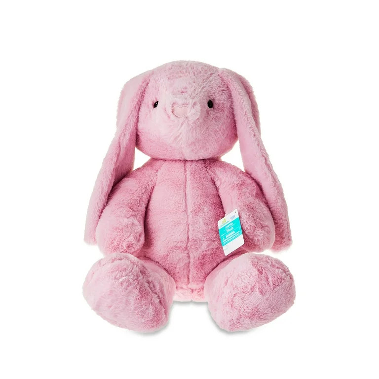 Large Bunny Plush, Pink, 22", Easter by Way To Celebrate | Walmart (US)