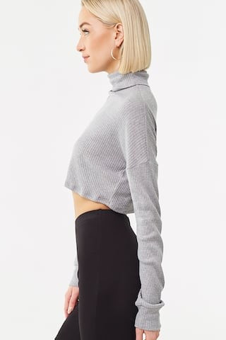 Ribbed Turtleneck Crop Top | Forever 21 (US)