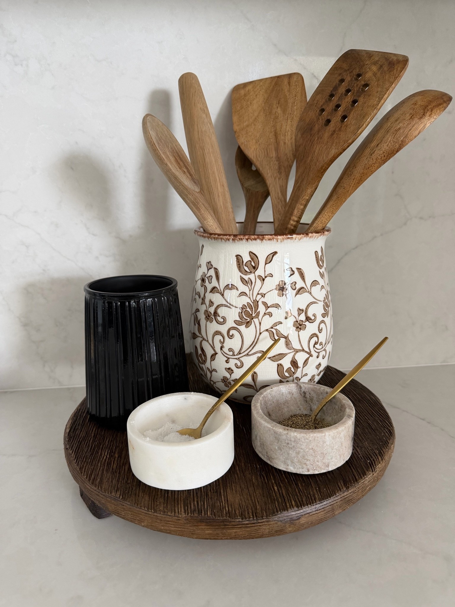 Amazon find, kitchen utensils holder, floral, marble salt seller, target, neutral home decor

#LTKSeasonal #LTKHome