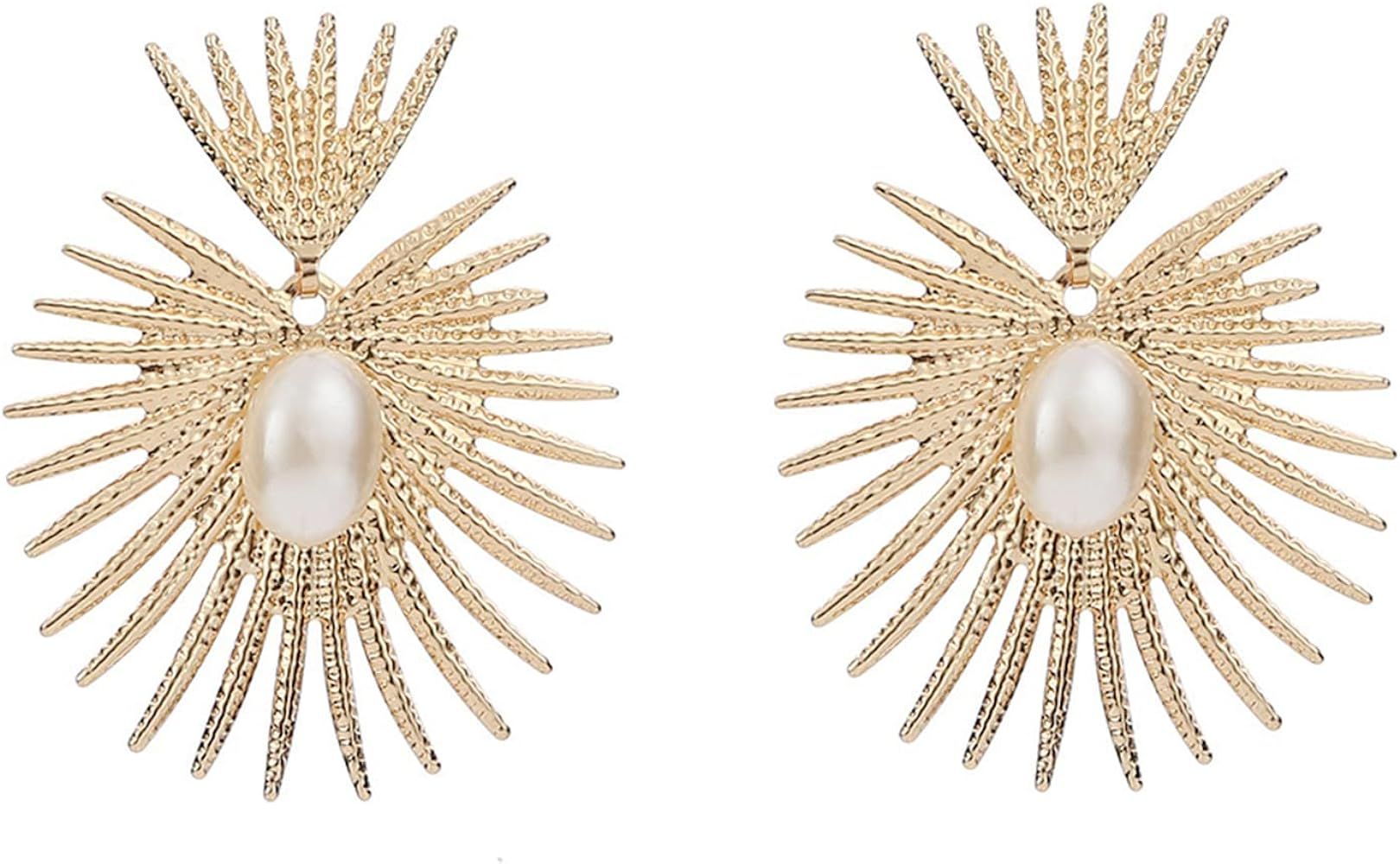 Long Pearl Earrings 925 Sterling Silver Pearl Drop Earrings Hypoallergenic Wedding Pearl Dangle Earrings Elegant Dangle Pearl Earrings Jewelry Gift for Wedding Bridal | Amazon (US)