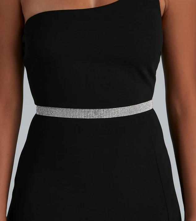 Gleaming Rhinestone Belt | Windsor Stores
