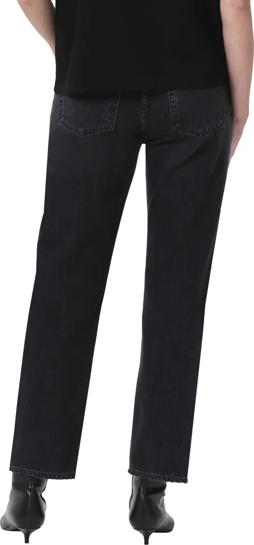 Valen High Waist Organic Cotton Ankle Straight Leg Jeans | Nordstrom