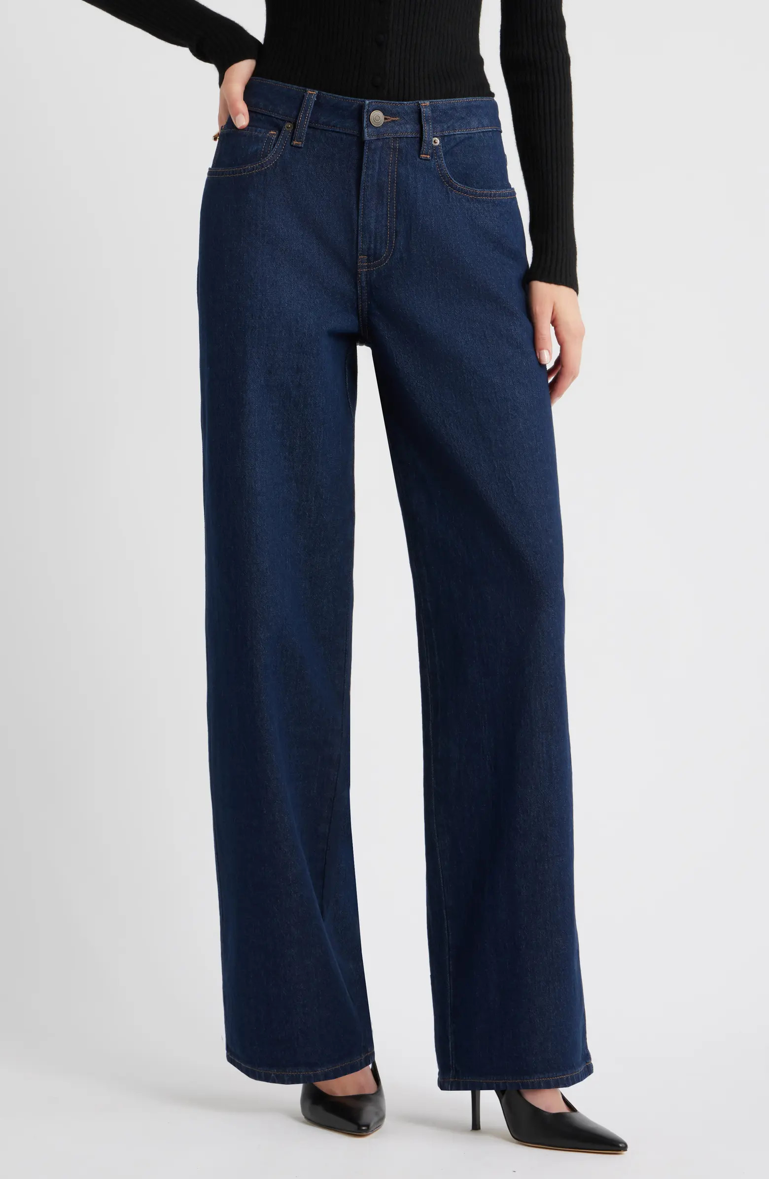 Mid Rise Baggy Jeans | Nordstrom