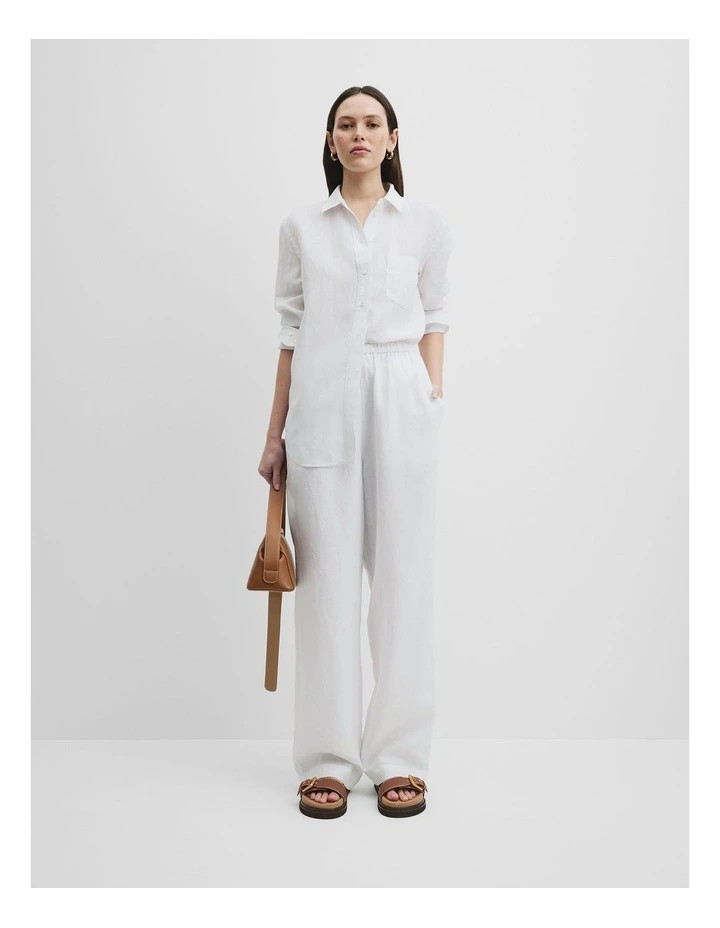 Country RoadOrganically Grown Linen Shirt in White | Myer