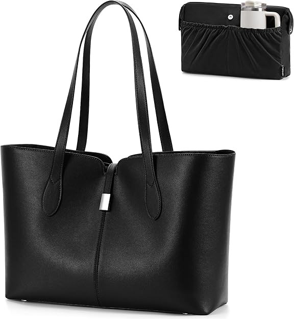 TOPEAST Laptop Tote Bag for Women with Removable Laptop Sleeve Lightweight 15.6" Work Shoulder Ba... | Amazon (US)