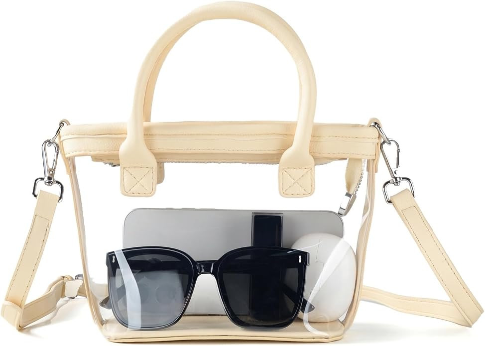 Clear Crossbody Bag for Stadium Events, Stadium Approved Clear Purse for Women Concerts Sports | Amazon (US)