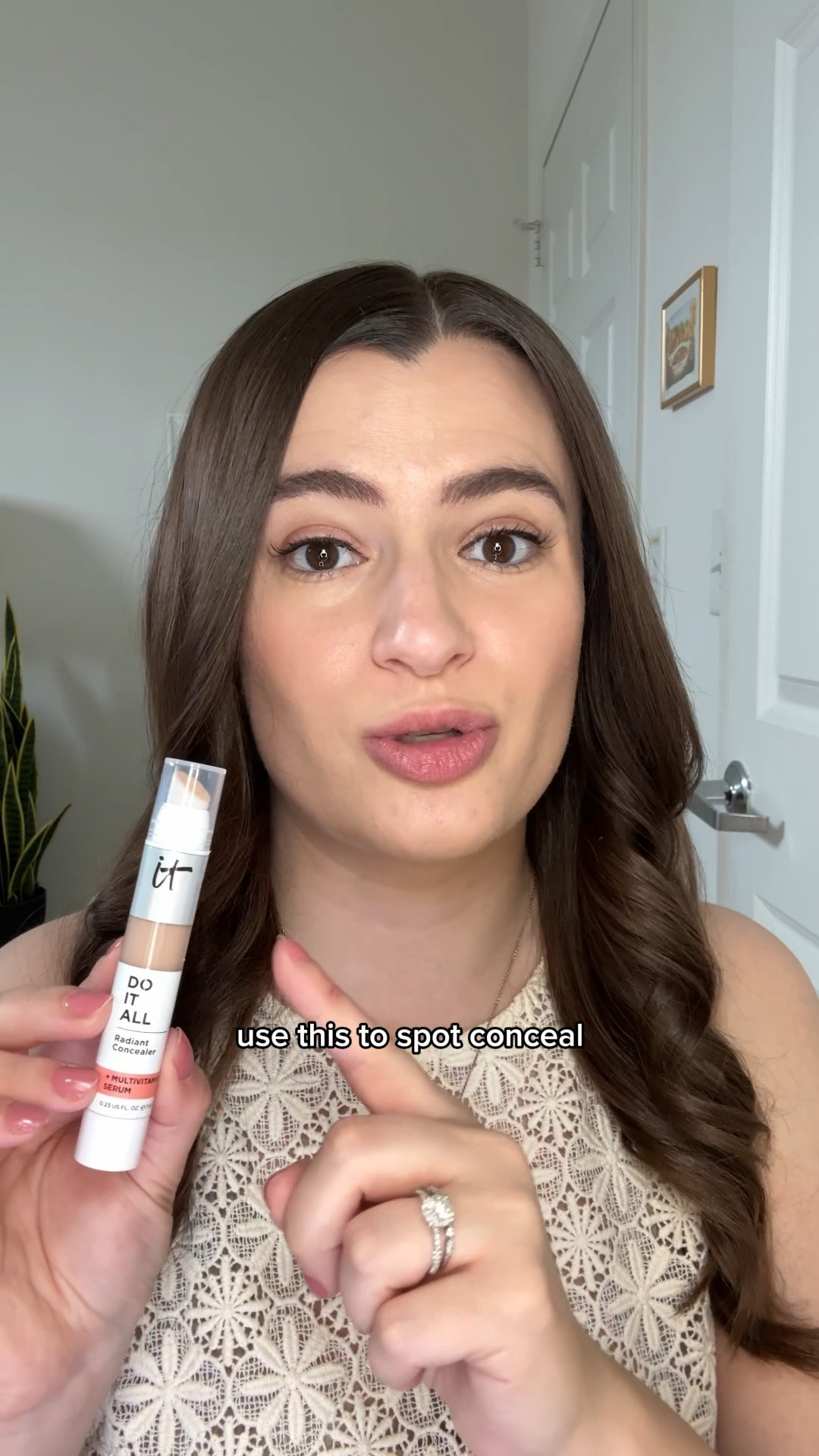 We already know and love the It Cosmetics CC creams—now meet their new concealer formula. The Do It All Radiant Concealer just dropped! Here are the details:

Radiant finish ✨
Available in 30 shades 🎨
Formulated with hyaluronic acid + multivitamin serum 💦
Up to 16 hour wear ⏳

My first impression is that I really like the formula of this product! I definitely need a lighter shade but I liked the buildable medium coverage. I also will still be using a brush/sponge to blend, but the felt applicator is nice for distributing product when spot concealing. 

#LTKFindsUnder50 #LTKBeauty