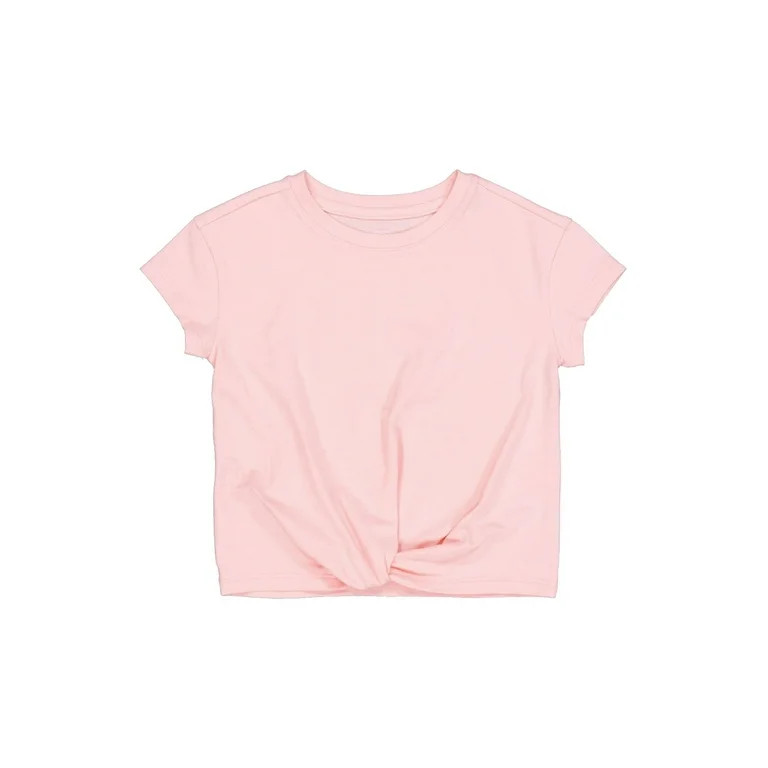 Wonder Nation Girls Short Sleeve Jersey Top, Sizes 4-18 & Plus | Walmart (US)