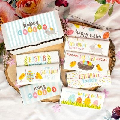 Easter Candy Gift - Hershey's Chocolate Bar Gift Box (8 bars/box) - By Just Candy | Target