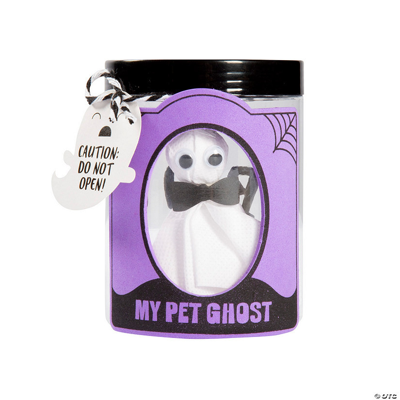Halloween Pet Ghost in Jar Craft Kit - Makes 6 | Oriental Trading Company