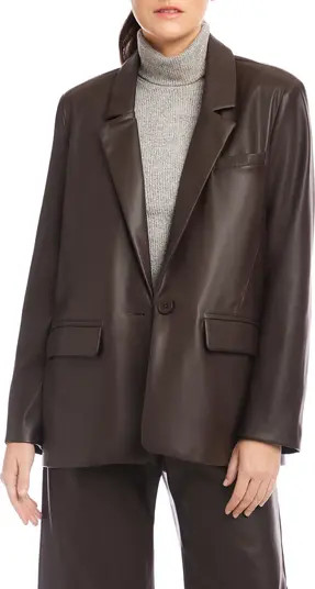 Regan Faux Leather Blazer | Nordstrom