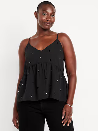Embellished Cami Peplum Top | Old Navy (US)