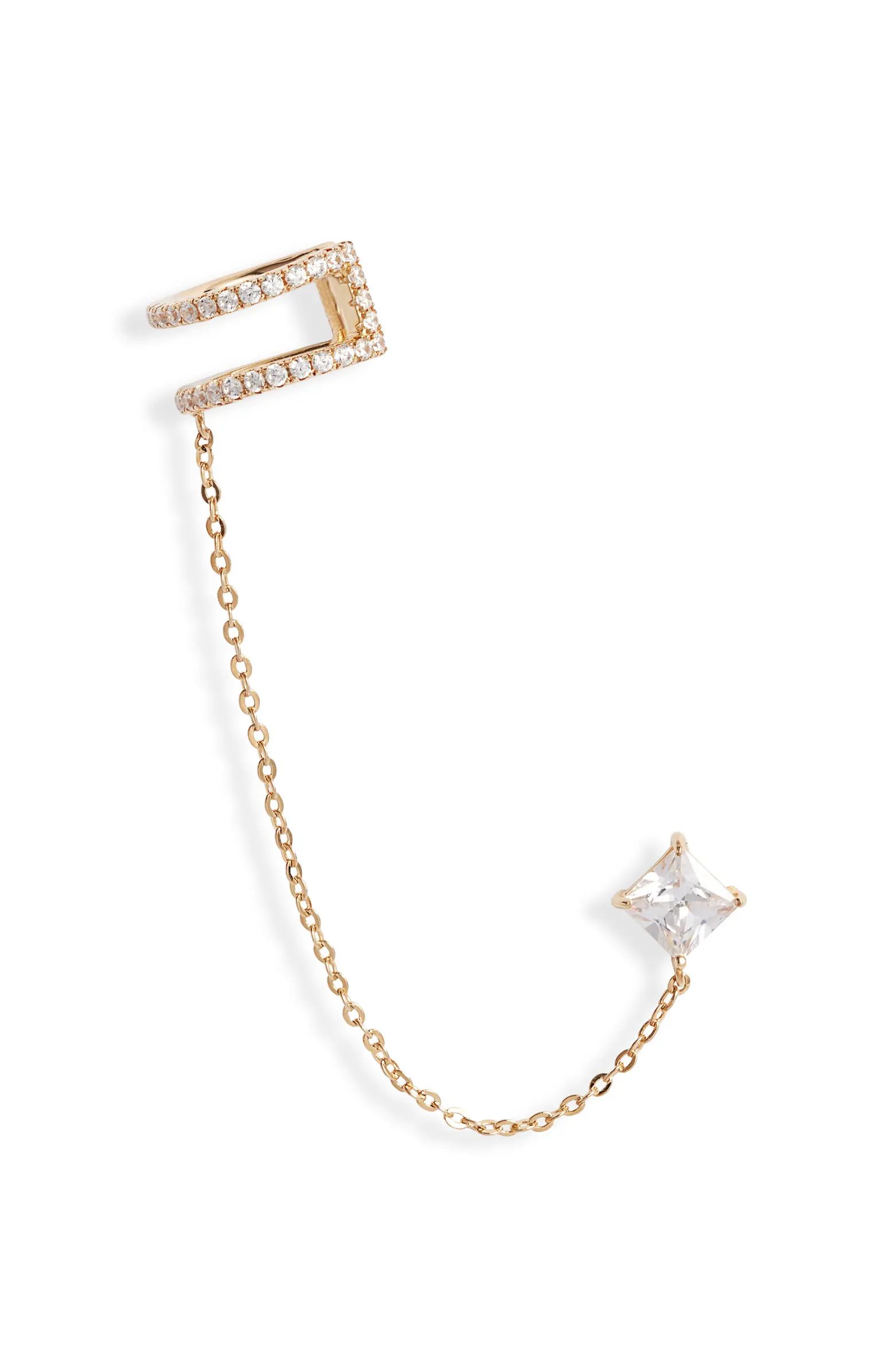 Chained Stud Ear Cuff | Nordstrom