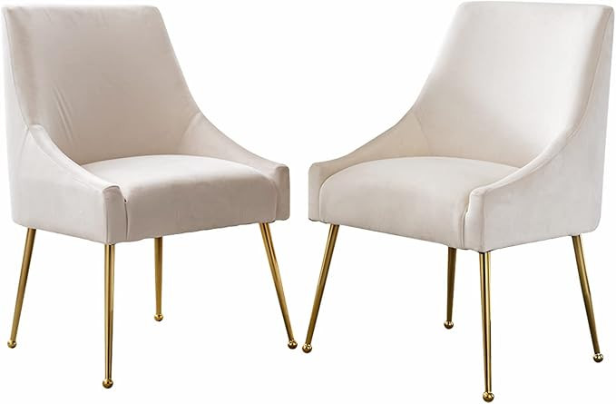 Restworld Velvet Dining Chairs Set of 2, Furniture Collection Modern Contemporary Upholstered wit... | Amazon (US)