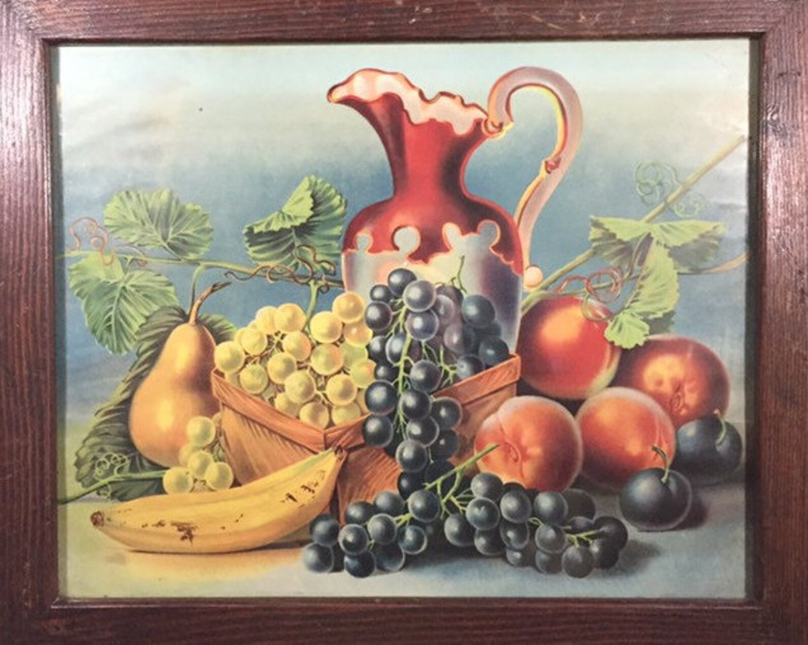 1908 Still Life Lithograph Print  Antique Oak Frame With - Etsy | Etsy (US)