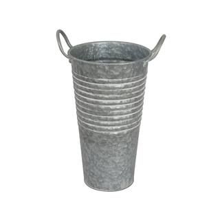 16" Metal Whitewashed French Bucket by Ashland® | Michaels Stores