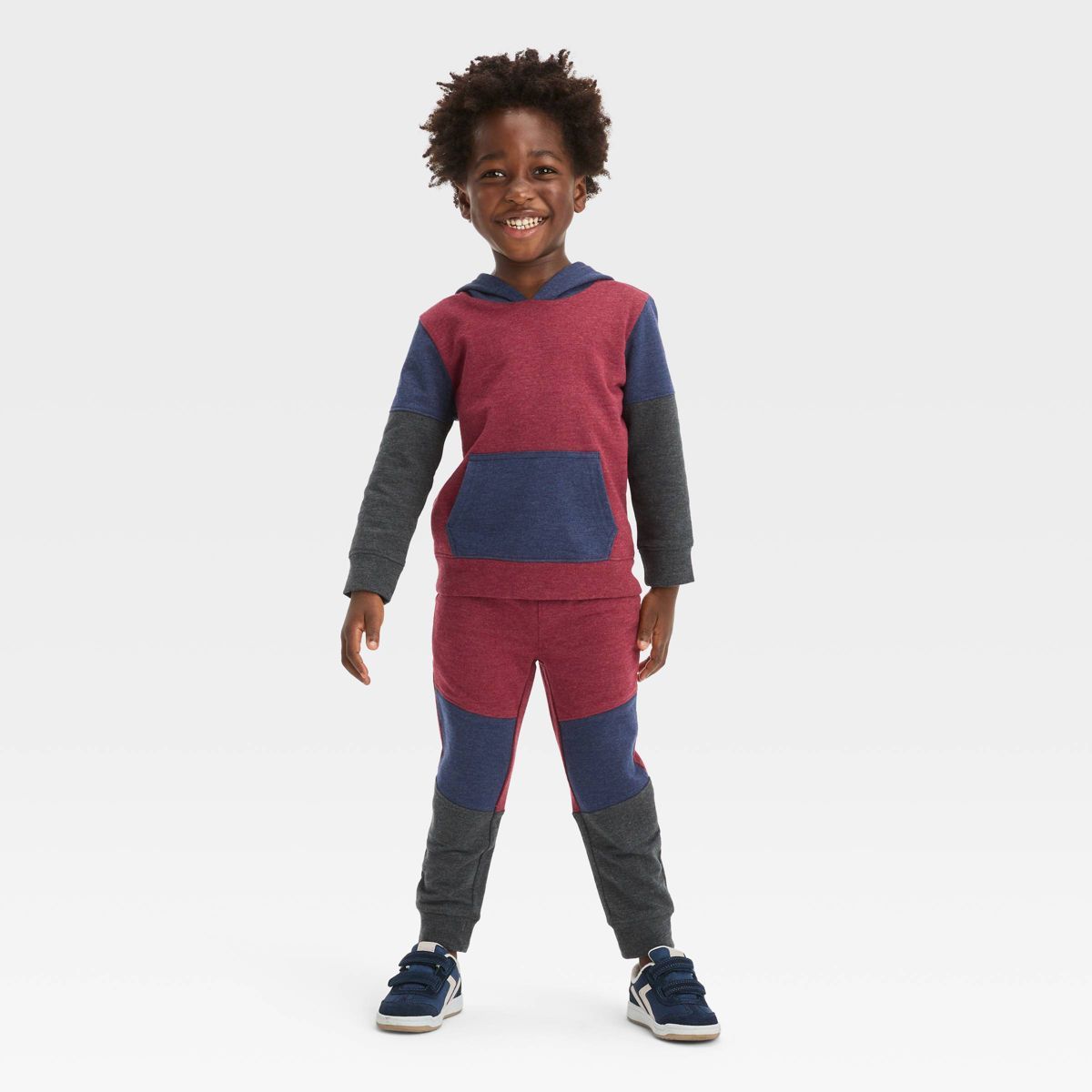 Toddler Boys' Long Sleeve Fleece Hooded Sweatshirt and Jogger Pants Set - Cat & Jack™ | Target
