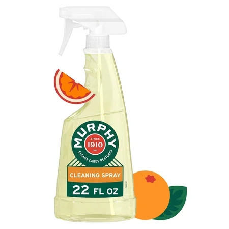 Murphy Oil Soap Cleaning Spray, Wood Cleaner, No-Rinse Floor Cleaner, Orange Scent, 22 fl oz Bottle | Walmart (US)