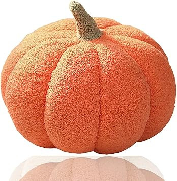 Worzwin Halloween Pumpkin Pillows Decor, Pumpkin Shaped Pillow, Soft Fleece Plush Stuffed Pillow,... | Amazon (US)