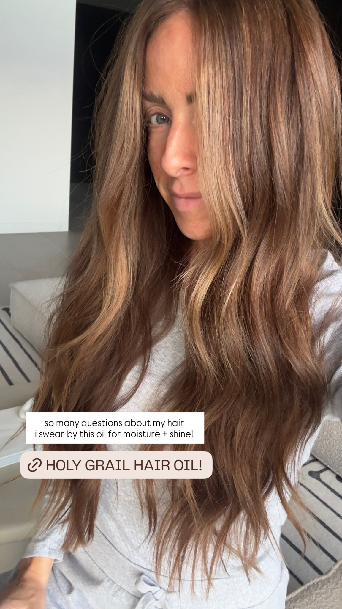 so many questions about my hair
i swear by this oil for moisture + shine!