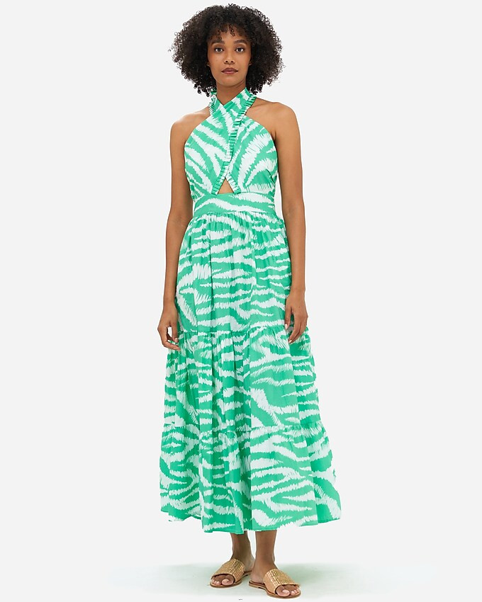 OLIPHANT™ cross-front maxi dress | J. Crew US