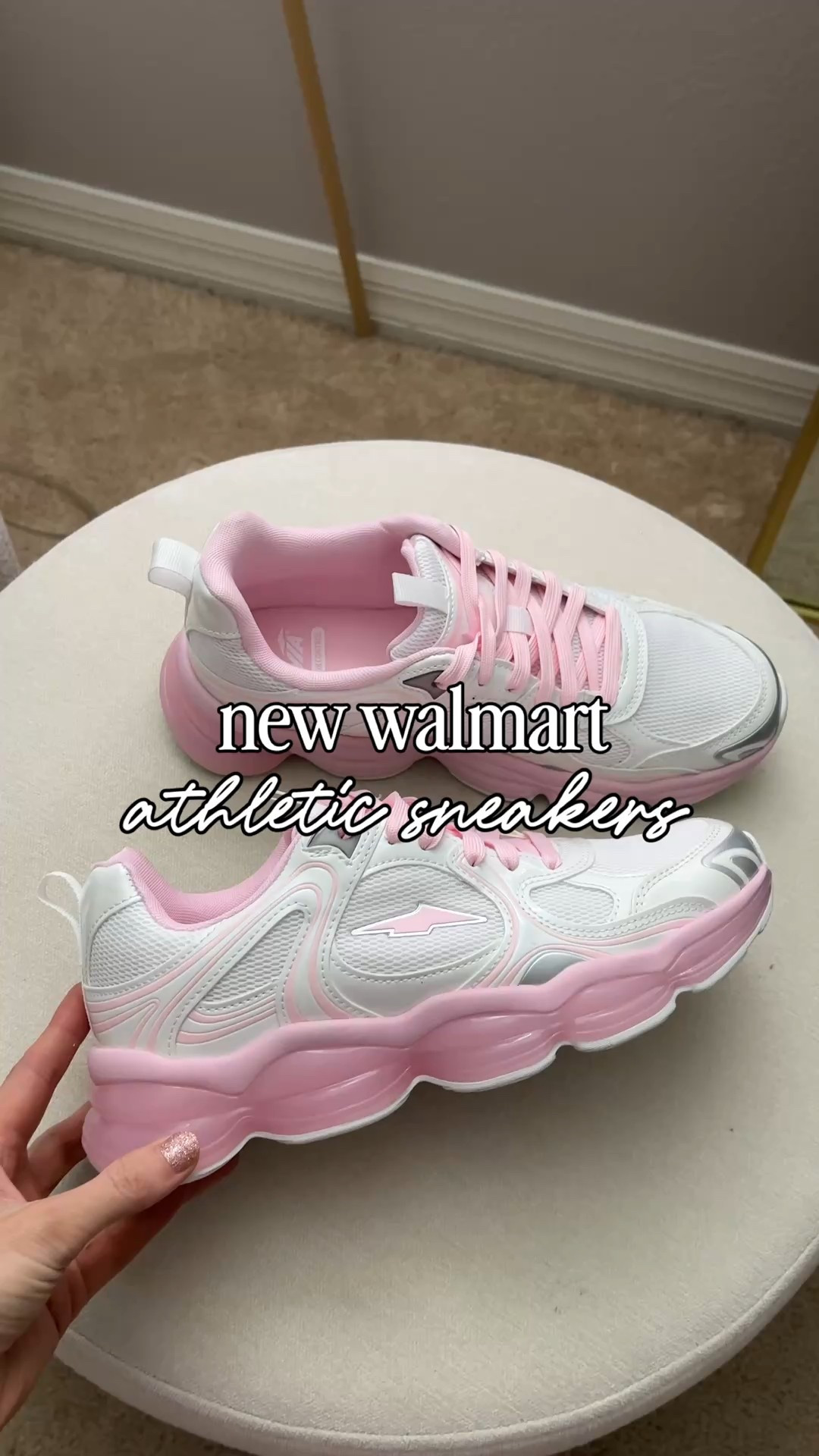 obsessed is an understatement!!!! 😍😱 whoa Walmarts athletic sneakers are better than ever this year!!! 👏🏻 I’ve been wearing the light pink ones & the black ones to wok out in lately! I’m taking the light pink ones to test out at Disney too! The pink and white ones are a must have! They are so pretty but I haven’t really tested them out yet!

**sizing:
•White & pink sneakers: 8, I originally ordered an 8.5 but they were too big! The 8 fits perfect!
•light pink sneaks: 8, I sized down a half size in these as well!
•black and white sneakers: 8, I sized down a half size!


#walmartathleticwear #walmartfinds #walmartshopping #walmartfashion #prettysneakers 

#LTKFindsUnder50 #LTKfitnessgoals