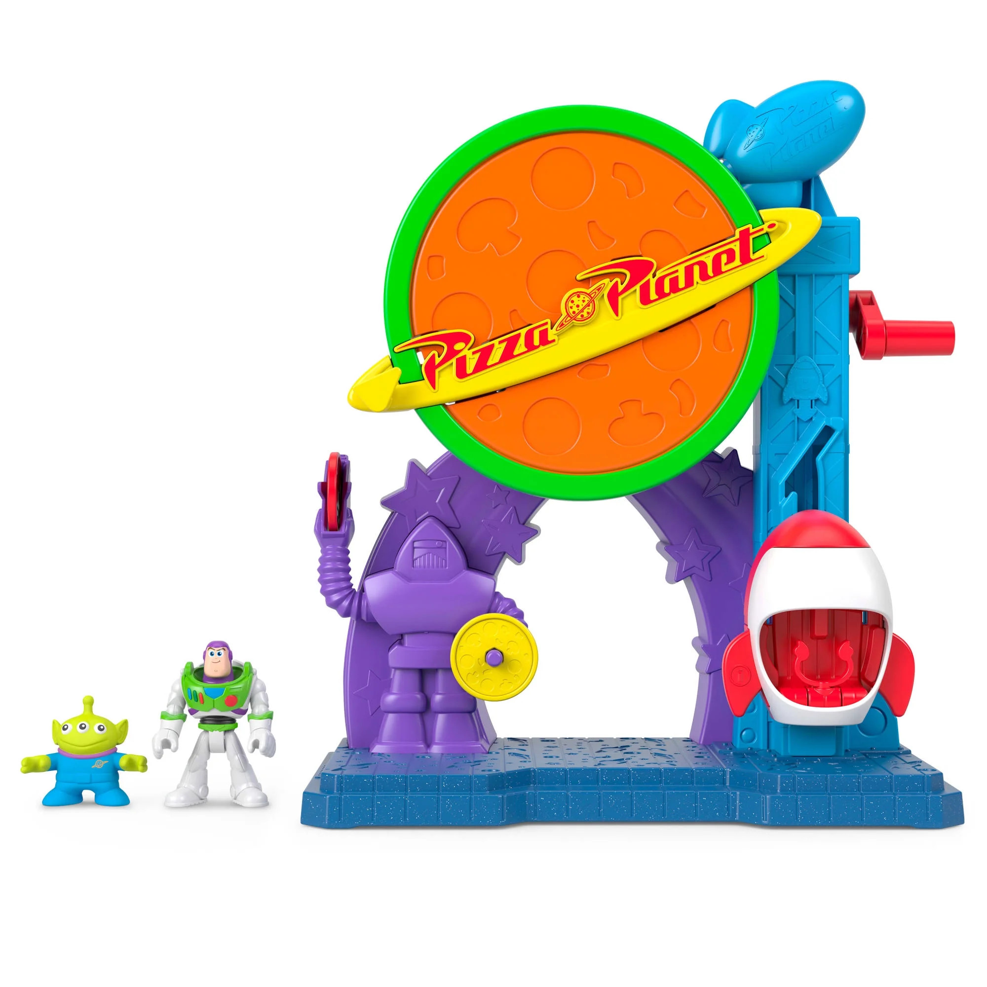 Disney and Pixar Toy Story Pizza Planet Playset With Action Figure & Toy Rocket | Walmart (US)