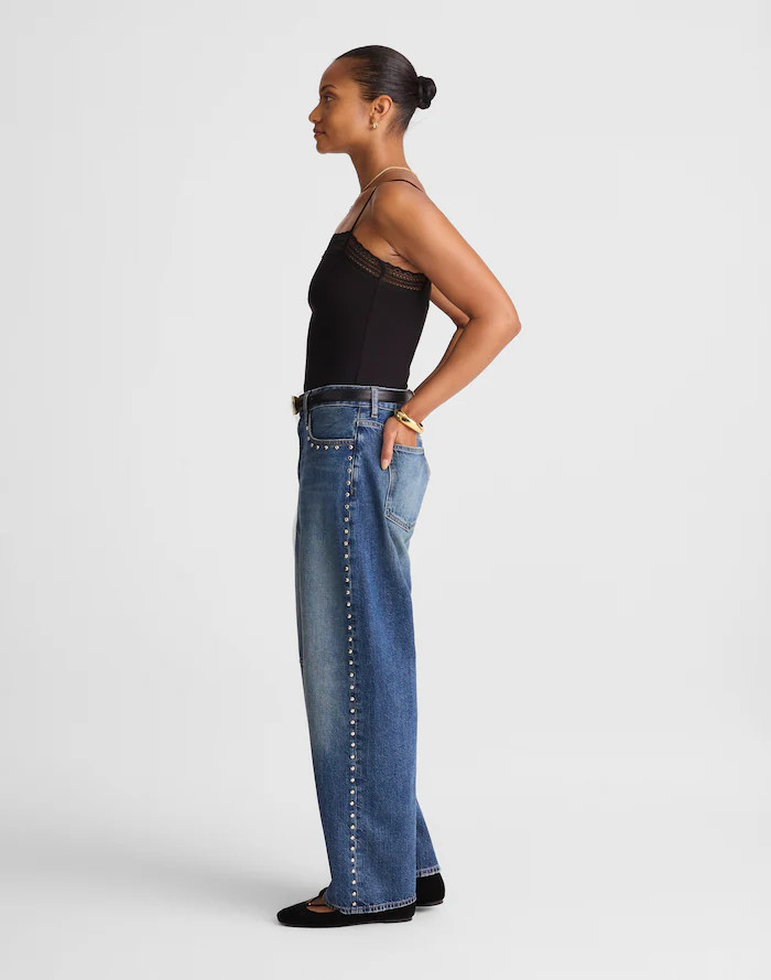 The Curvy Darted Barrel-Leg Jean | Madewell