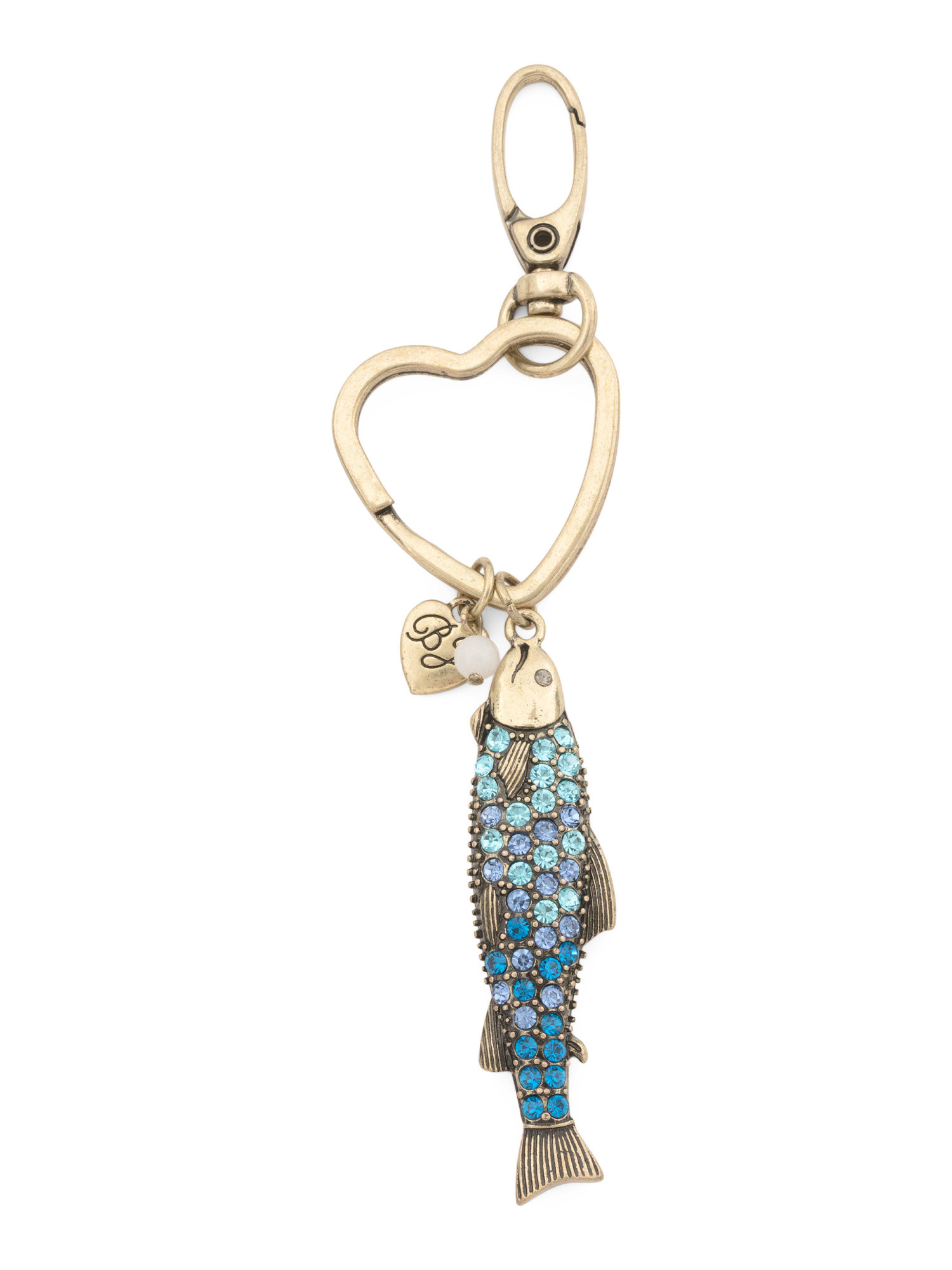 Crystal Sardine Fish Key Fob Bag Charm | TJ Maxx