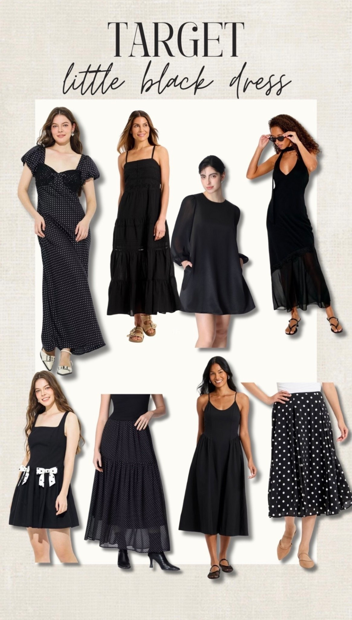 🤍 Target new arrivals: little black dress edition 🖤 

#LTKootd #LTKSeasonal