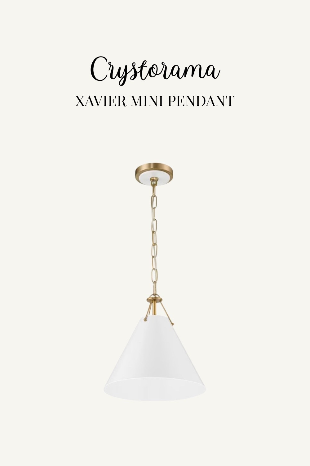 Shop the Xavier Mini Pendant by Crystorama!