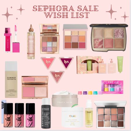 Sephora sale wish list // make up // lippies // hair care // Sephora sale 

Rouge Members save 20% with code “TIMETOSAVE” 



#LTKsalealert #LTKbeauty #LTKfindsunder100