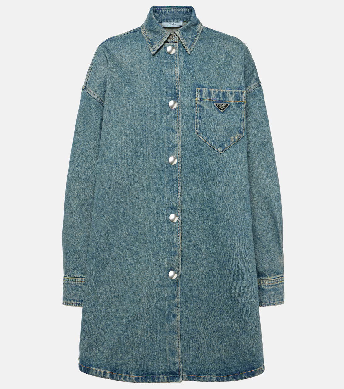 Oversized denim shirt dress | Mytheresa (INTL)